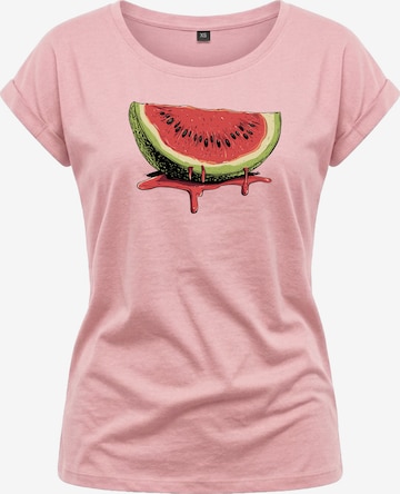 MAKAYA Shirt 'Watermelon' in Pink: Vorderseite