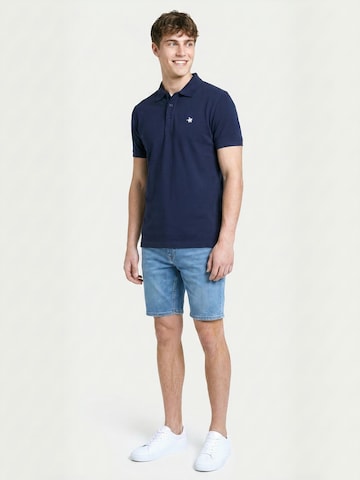 Regular fit Camicia ' Classic ' di TEESHOPPEN in blu