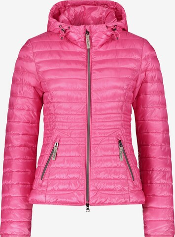 Cartoon Winter Jacket in Pink: front