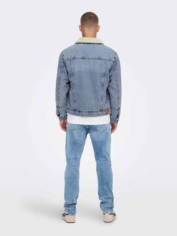 Only & Sons Between-Season Jacket 'Louis' in Blue