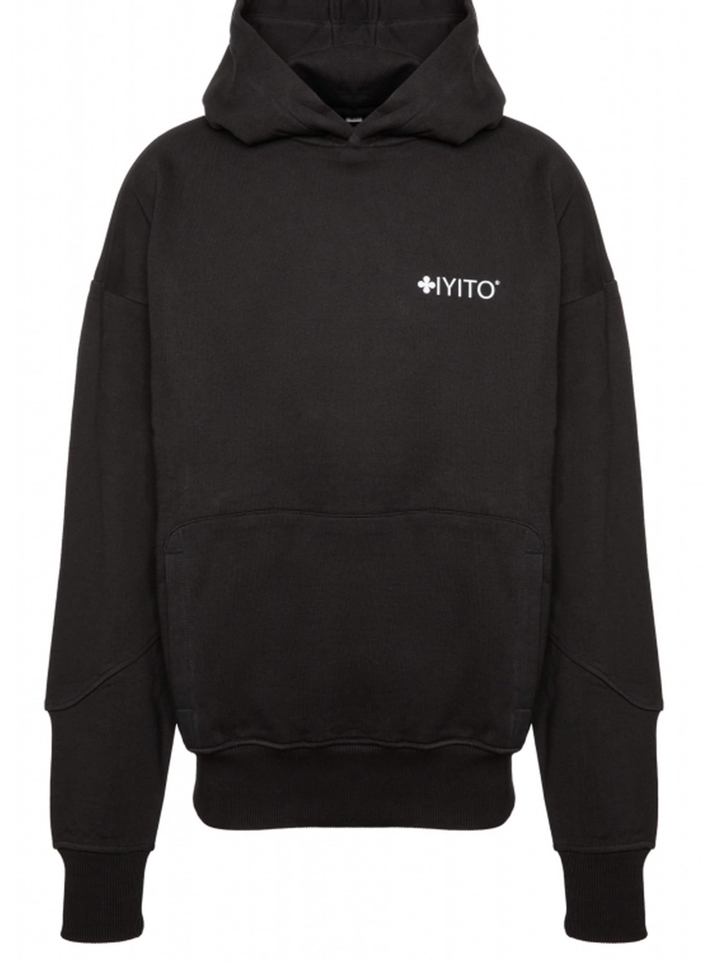 IYITO Sweatshirt 'IYHunter'‌‌‌‌‌‌ in schwarz, Produktansicht