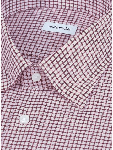 Coupe regular Chemise 'Classic Essentials' SEIDENSTICKER en rouge