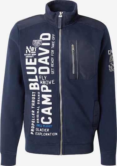 CAMP DAVID Collegetakki värissä laivastonsininen / valkoinen, Tuotenäkymä