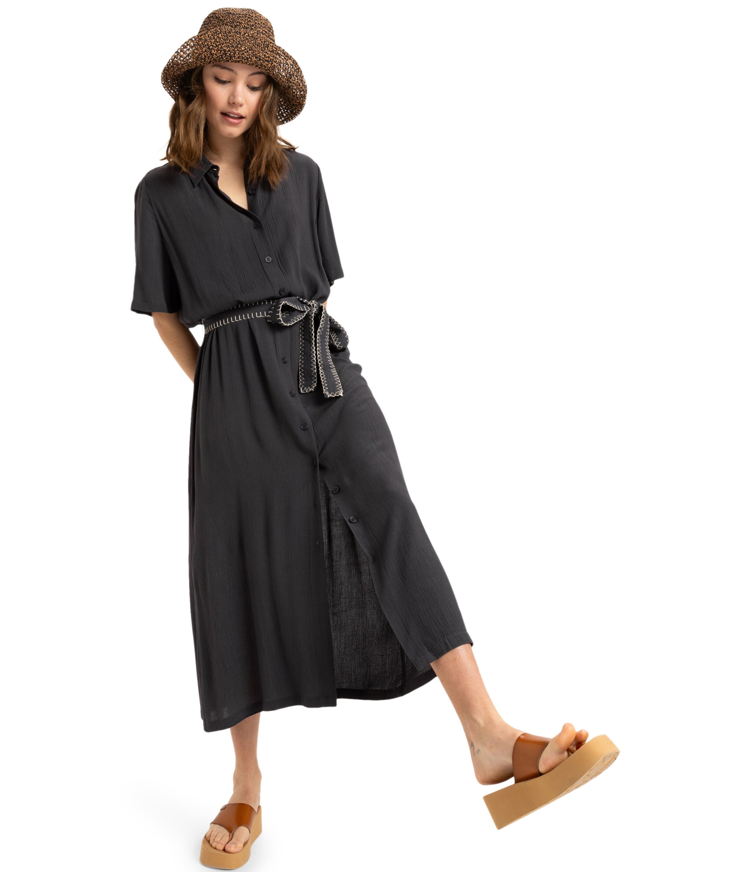 ROXY Kleid 'Island Escape' in Blau: Vorderseite