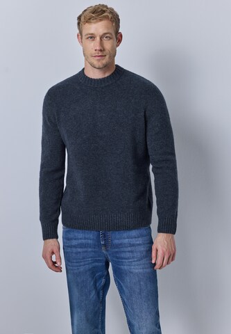 Street One MEN Pullover in Blau: Vorderseite