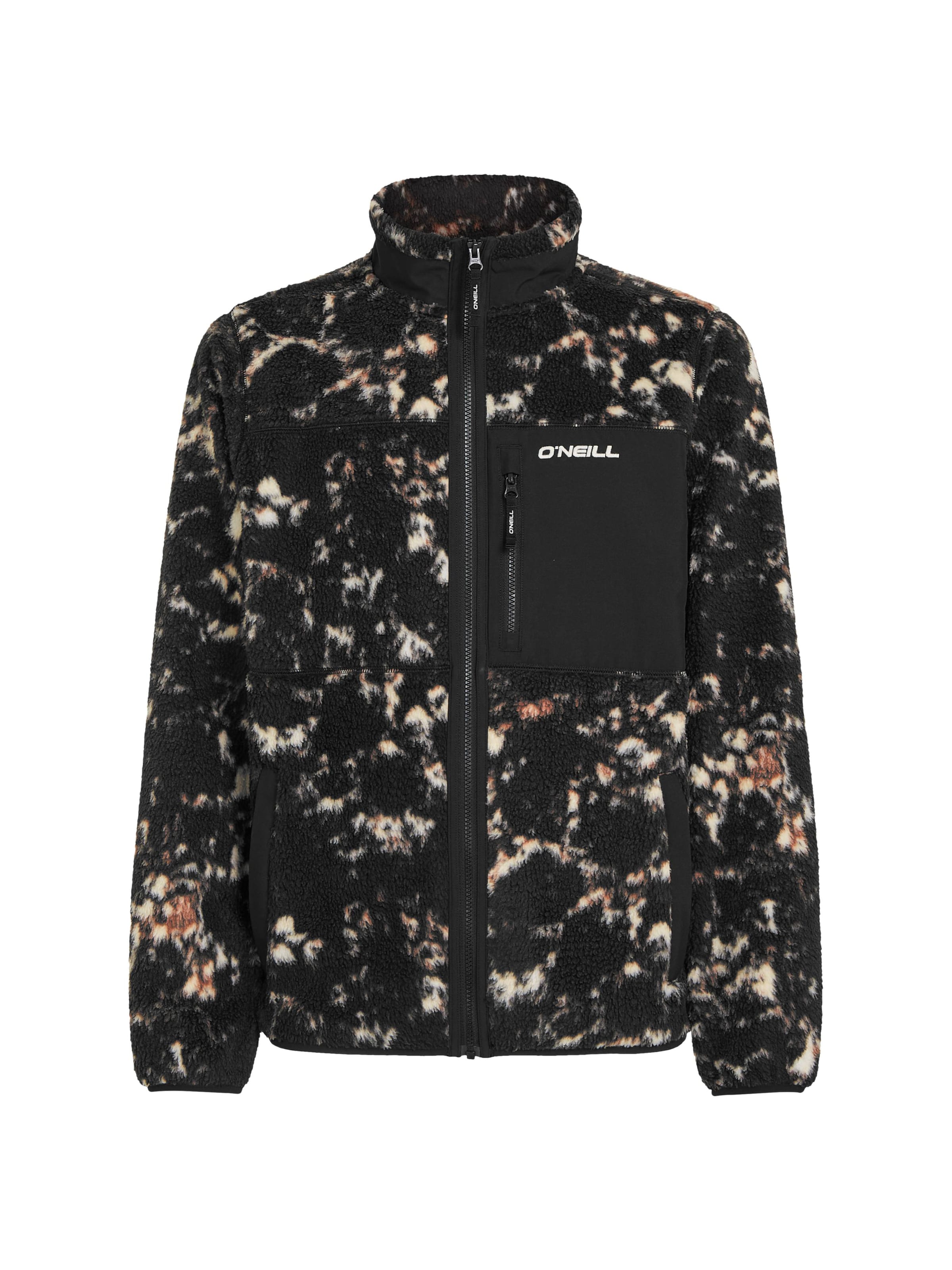 O'NEILL Athletic fleece jacket in Black: front