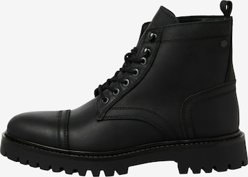 Bottines à lacets 'JFWEnzo' JACK & JONES en noir : devant