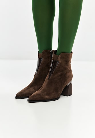 CESARE GASPARI Stiefelette in Braun