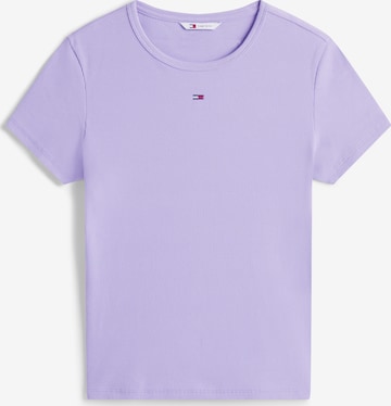 Tommy Jeans - Camiseta 'ESSENTIAL' en lila: frente