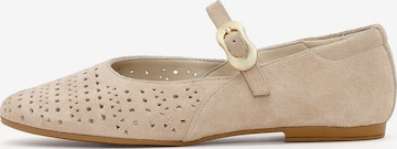 Derimod Ballerina in Beige: Vorderseite