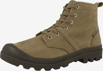 Palladium Lace-Up Boots 'Brousse' in Brown: front