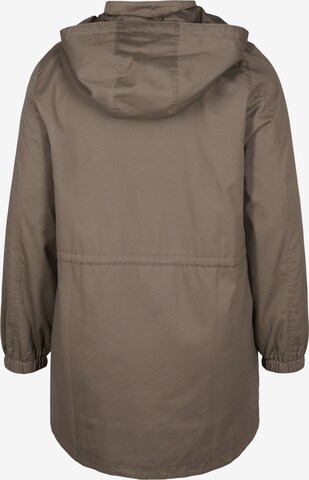 Zizzi Between-Seasons Parka 'Camma' in Brown