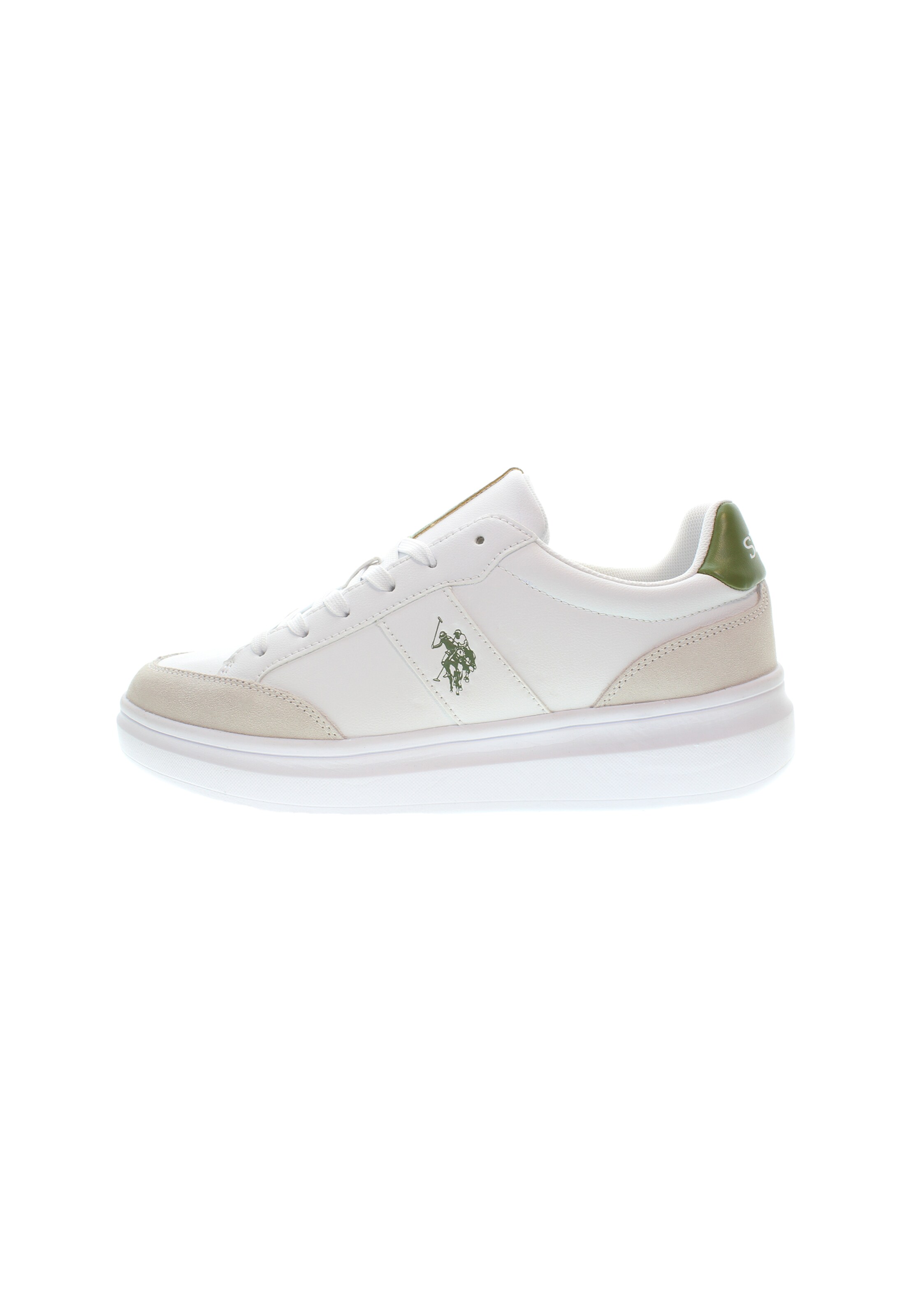 Sneaker bassa di U.S. POLO ASSN. in bianco: frontale