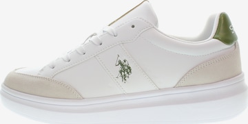 Sneaker bassa di U.S. POLO ASSN. in bianco: frontale