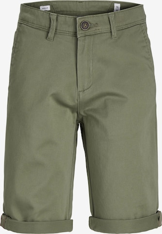 Pantaloni 'JJBowie' di Jack & Jones Junior in verde: frontale