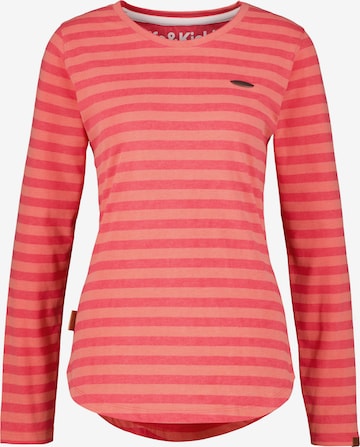 Alife and Kickin - Camiseta 'Lea' en rosa: frente
