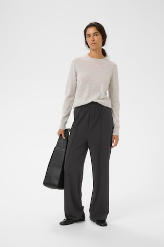 InWear Wide leg Trousers 'AdianIW' in Grey