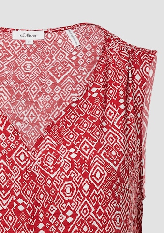 Chemisier s.Oliver en rouge