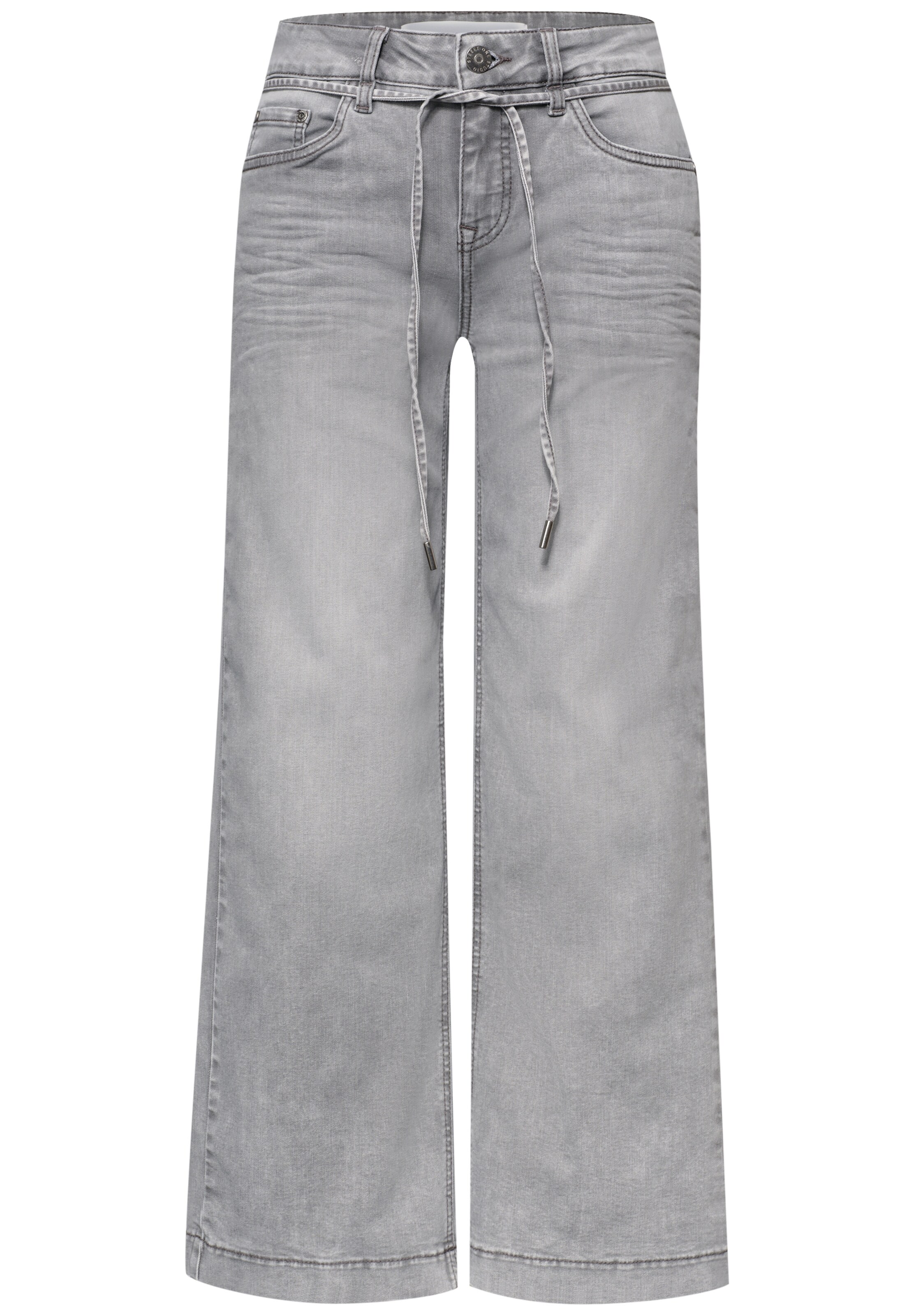 Street One Studio Loose fit Jeans in Grey: front