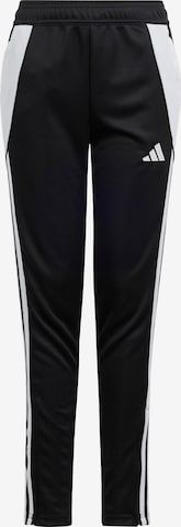 Regular Pantalon de sport 'Tiro 24 Training Bottoms Kids' ADIDAS PERFORMANCE en noir : devant