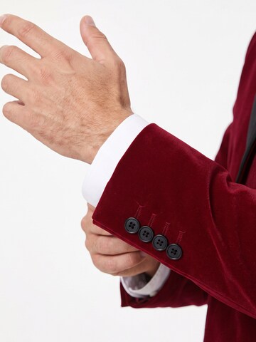 ALLTHEMEN Regular Fit Sakko 'Lichtung'‌ in Rot