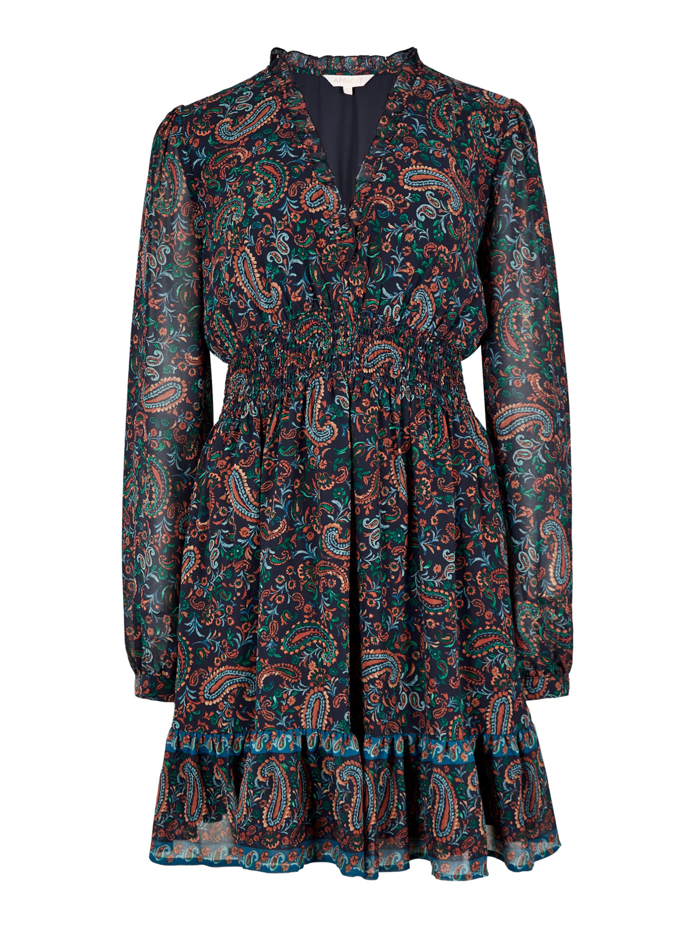 Apricot Jurk in Blauw: voorkant