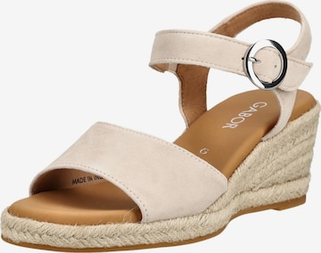Sandalo di GABOR in beige: frontale