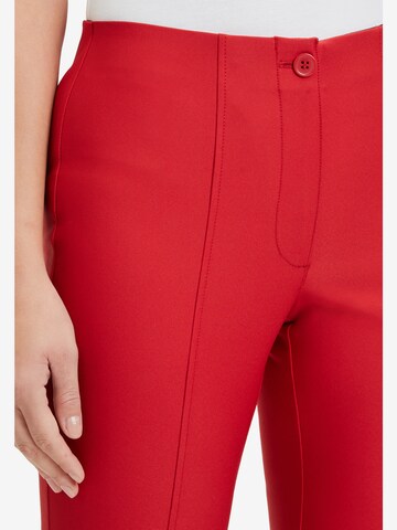 Slimfit Pantaloni di Betty Barclay in rosso