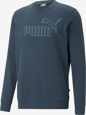 PUMA Athletic Sweatshirt in Blue: front