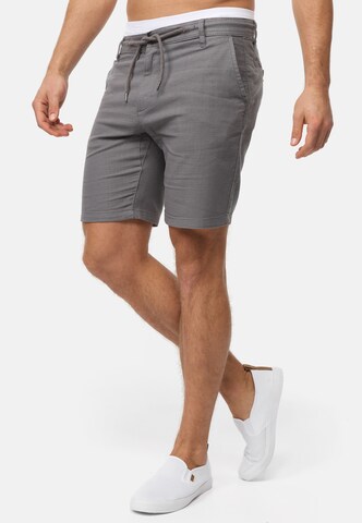 Regular Pantalon 'Caro' INDICODE JEANS en gris
