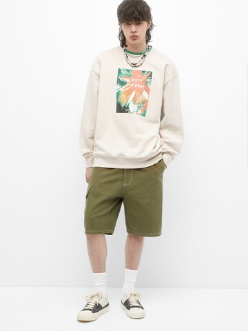 Pull&Bear Sweatshirt in Grau