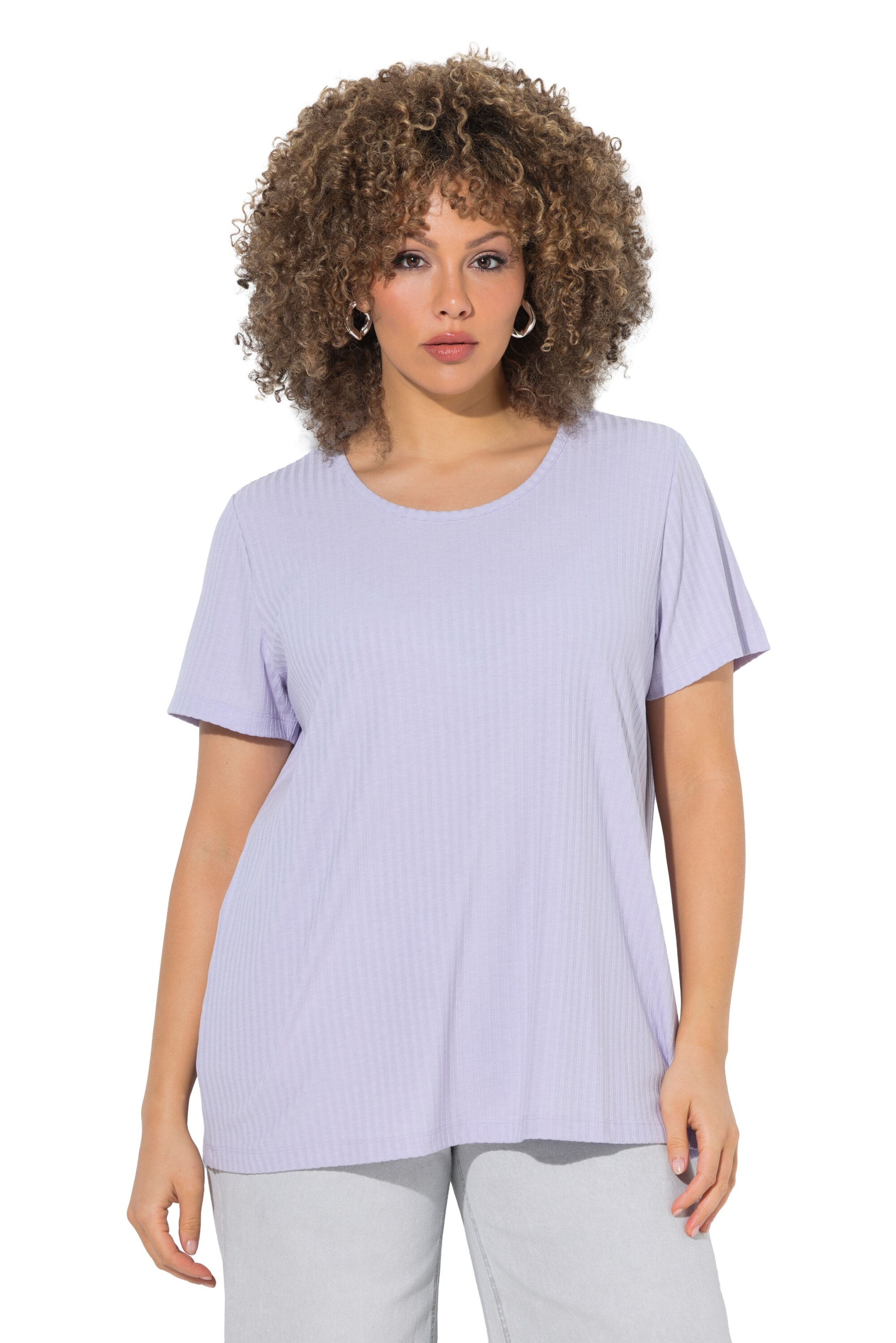 Ulla Popken Shirt in Lila: Vorderseite