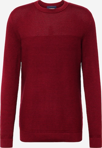 Pull-over TOM TAILOR en rouge : devant