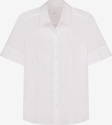 Camicia da donna 'Schwarze Rose' di SEIDENSTICKER in bianco: frontale