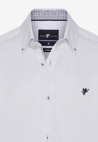 DENIM CULTURE Regular Fit Hemd 'Brent' in Weiß