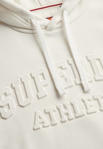Superdry & CoSweater majica 'ATHLETIC' - bijela boja