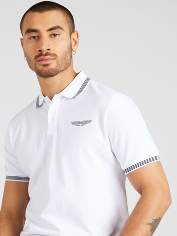 Hackett London Shirt 'AMR TIP' in White