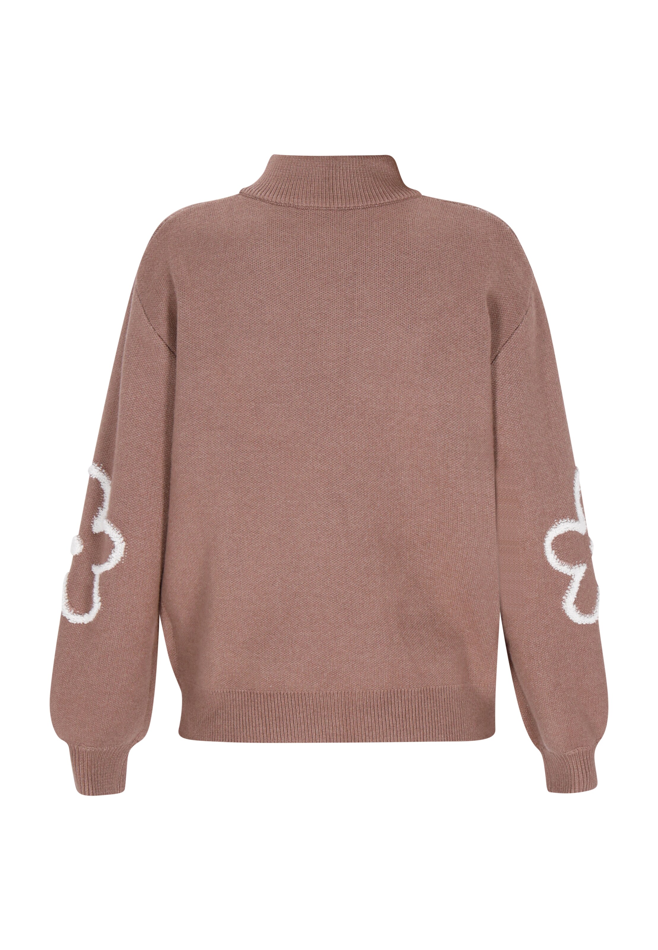 swirly Sveter - Hnedá