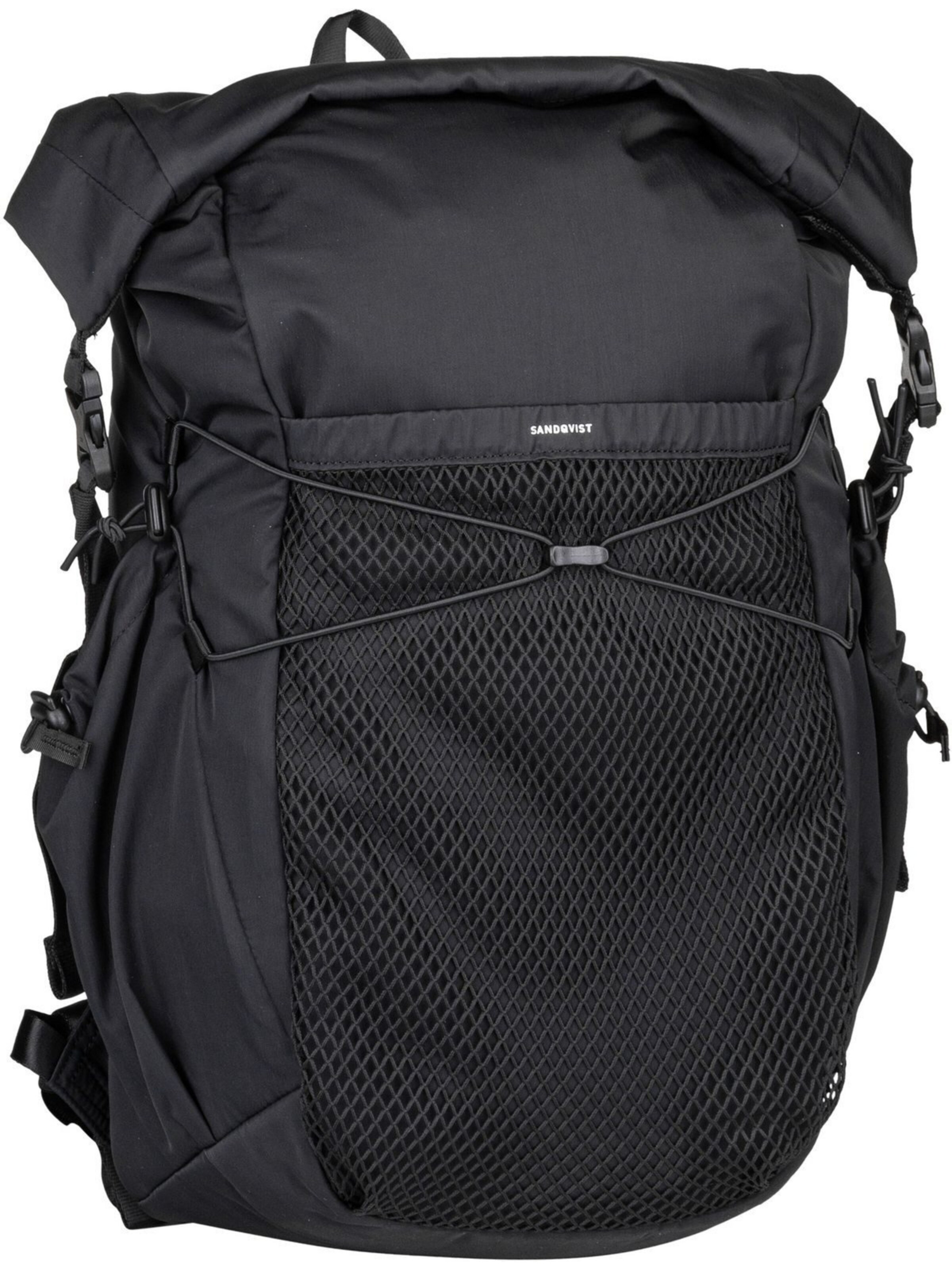 SANDQVIST Rucksack 'Louie' in Schwarz: Vorderseite