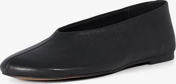 Dune LONDON Ballerina 'Highway' in Zwart: voorkant