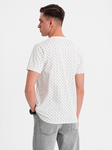 Ombre Shirt in Wit