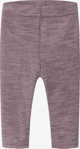 NAME IT Leggings 'NBFWANG' in Lila: Vorderseite