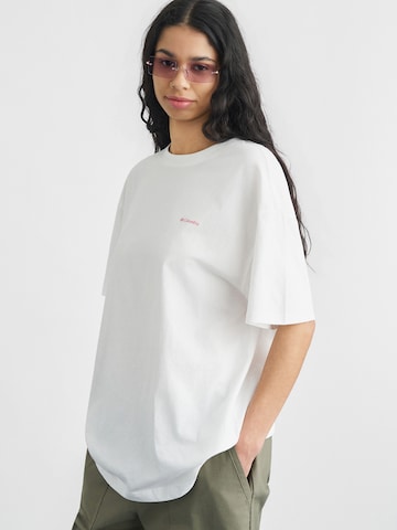 COLUMBIA Λειτουργικό μπλουζάκι 'Rolling Bend™' σε λευκό