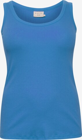 KAFFE CURVE - Top en azul: frente