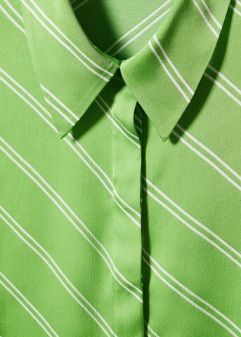 MANGO Bluzka 'Ideale' w kolorze zielony