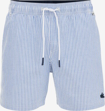 WE Fashion Zwemshorts in Blauw: voorkant