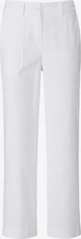 Peter Hahn Wide leg Pants in White: front