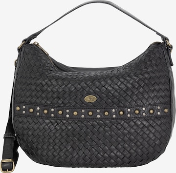 Sac bandoulière 'Takelage' DreiMaster Vintage en noir : devant