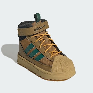 ADIDAS ORIGINALS Støvler 'Superstar' i brun