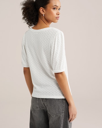 WE Fashion Sweter w kolorze biały